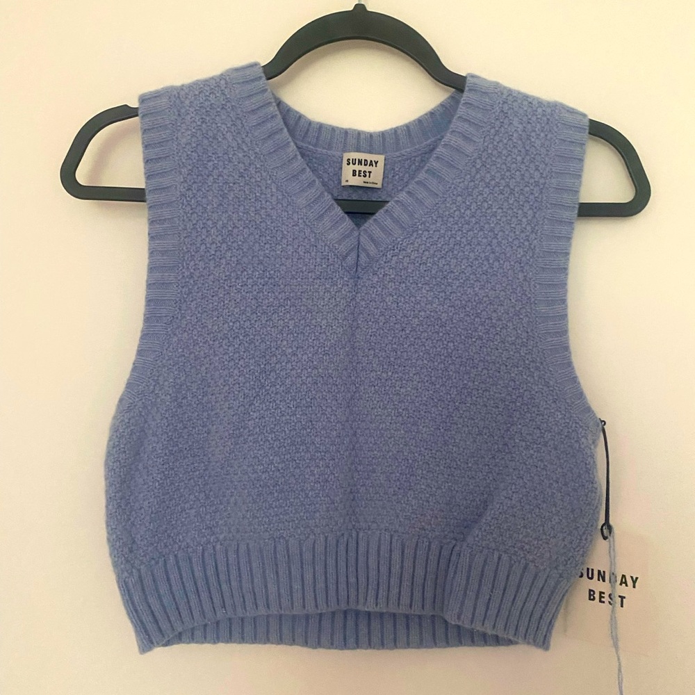 NWT Sunday Best Sweater Vest